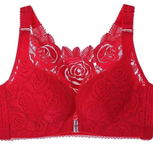 BRAND NEW 34C comfort rose bra front clip, RED, GREY, BLACK, DUSTY PINK - Picture 5 of 7